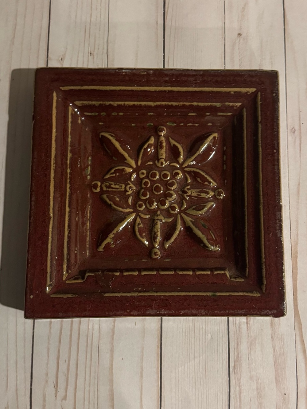 Vintage ceramic wall hanging